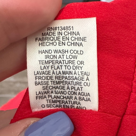 Wayf Scarlet Floral Wrap Blouse - Picture 9 of 9